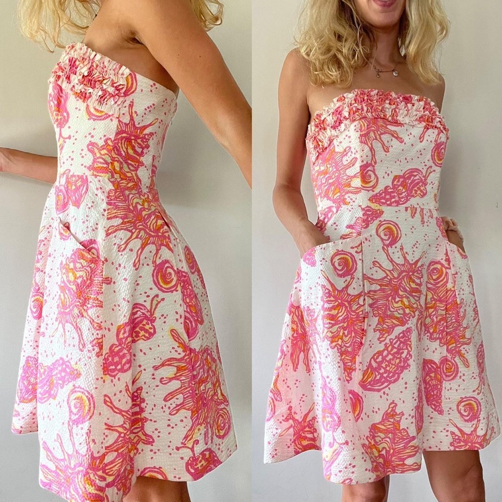 Lilly Pulitzer | “Conched Out” Seersucker Sundress (00) 🐚